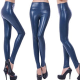 YSDNCHI Sexy Legging Punk Black Skinny Pants Fashion Black High Waist Legging Stretch Plus Size Push Up Leggins - Virtual Blue Store