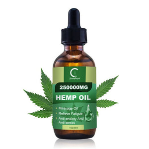 GPGP High concentration hemp seed oil Neck Pain Relief Anxiety Extract Drops Skin Oil Anti Inflammatory Better Sleep Essence - Virtual Blue Store