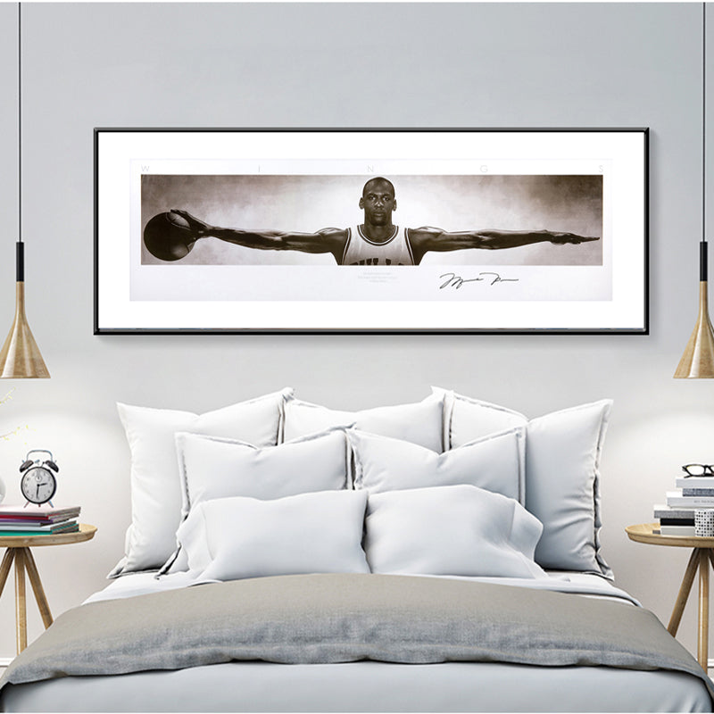 Modern Wall Art Canvas Pictures For Living Room Home Decor michael jordan wings autographed poster print canvas Painting - Virtual Blue Store