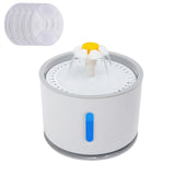 2.4L Automatic Pet Cat Water Fountain With LED Electric Mute Water Feeder USB Drinker Bowl Pet Drinking Fountain Dispenser