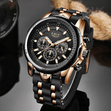 Relogio Masculino New Fashion Watch Men LIGE Top Brand Sport Watches Mens Waterproof Quartz Clock Man Casual Military WristWatch - Virtual Blue Store