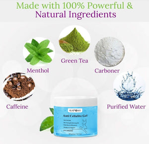 Anti Cellulite Cream gel Slimming Cream Gel Organic Body Firming Fat Burning  Gel Weight Loss Natural Cellulite Treatment - Virtual Blue Store