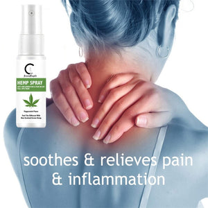 GreenPeople Hemp oil CBD Pain Relief Medicament  Rheumatism Arthritis Muscle Sprain Knee Waist Pain Back Shoulder Herbs Spray - Virtual Blue Store