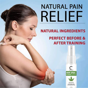 GreenPeople Hemp oil CBD Pain Relief Medicament  Rheumatism Arthritis Muscle Sprain Knee Waist Pain Back Shoulder Herbs Spray - Virtual Blue Store