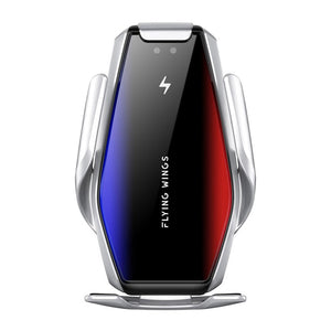 Automatic Clamping 15W Fast Car Wireless Charger for Samsung S20 S10 iPhone 12 11 Pro XS XR 8 Infrared Sensor Phone Holder Mount - Virtual Blue Store