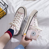 New Canvas Shoes Women Teenagers Skateboard Shoes Spring Summer Candy Color Street Sneaker All Match Outdoor Footware 35-40 - Virtual Blue Store