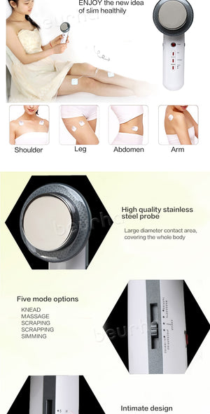 Facial Lifting Body Slimming Massager EMS Ultrasound Cavitation Lipo Fat Burner Machine Galvanic Infrared Ultrasonic Weight Lose - Virtual Blue Store