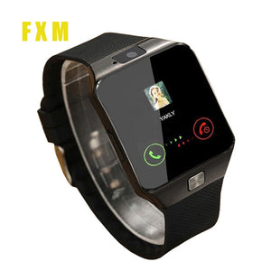 Call Bluetooth watches for men DZ09 Wearable Wrist Phone Watch Relogio 2G SIM TF Card smartphone the mens' watches + 8GB Card