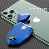 The New Diamond Rechargeable Arc Electric Lighter USB Charging Cigarette Windproof Cool Lighter Men's Gift - Virtual Blue Store