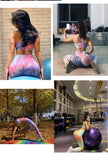 NEW Dyeing Seamless yoga set gym fitness clothing sportswear high waist gym leggings suit sports bra sports suits yoga top 2021 - Virtual Blue Store