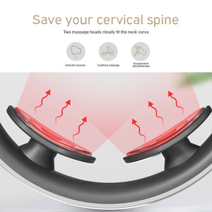 Smart Electric Neck and Shoulder Massager Pain Relief Tool Health Care Relaxation Cervical 4D Magnetic Therapy Massage Machine - Virtual Blue Store