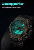 LIGE Sport Military Wrist Watch Men Watches Brand Male Watch For Men Clock Dual Display Wristwatch Army Outdoor Waterproof Watch - Virtual Blue Store