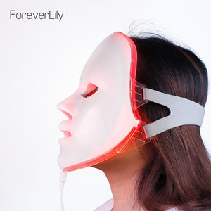 NOBOX-Minimalism Design 7 Colors LED Facial Mask Photon Therapy Anti-Acne Wrinkle Removal Skin Rejuvenation Face Skin Care Tools - Virtual Blue Store