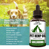 Catfit Natural Hemp Essential Oil Pet Anxiety Relief Pain Relief Oil Pet hair Care Oil Improve Immunity for Dogs and Cat - Virtual Blue Store