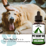 Catfit Natural Hemp Essential Oil Pet Anxiety Relief Pain Relief Oil Pet hair Care Oil Improve Immunity for Dogs and Cat - Virtual Blue Store