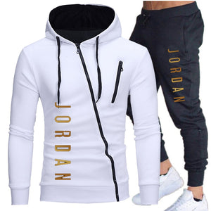 New Men Hoodies Suit Jordan 23 Tracksuit Sweatshirt Suit Fleece Hoodie+Sweat pants Jogging Homme Pullover 3XL Sporting Suit Male - Virtual Blue Store