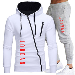 New Men Hoodies Suit Jordan 23 Tracksuit Sweatshirt Suit Fleece Hoodie+Sweat pants Jogging Homme Pullover 3XL Sporting Suit Male - Virtual Blue Store