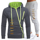 New Men Hoodies Suit Jordan 23 Tracksuit Sweatshirt Suit Fleece Hoodie+Sweat pants Jogging Homme Pullover 3XL Sporting Suit Male - Virtual Blue Store