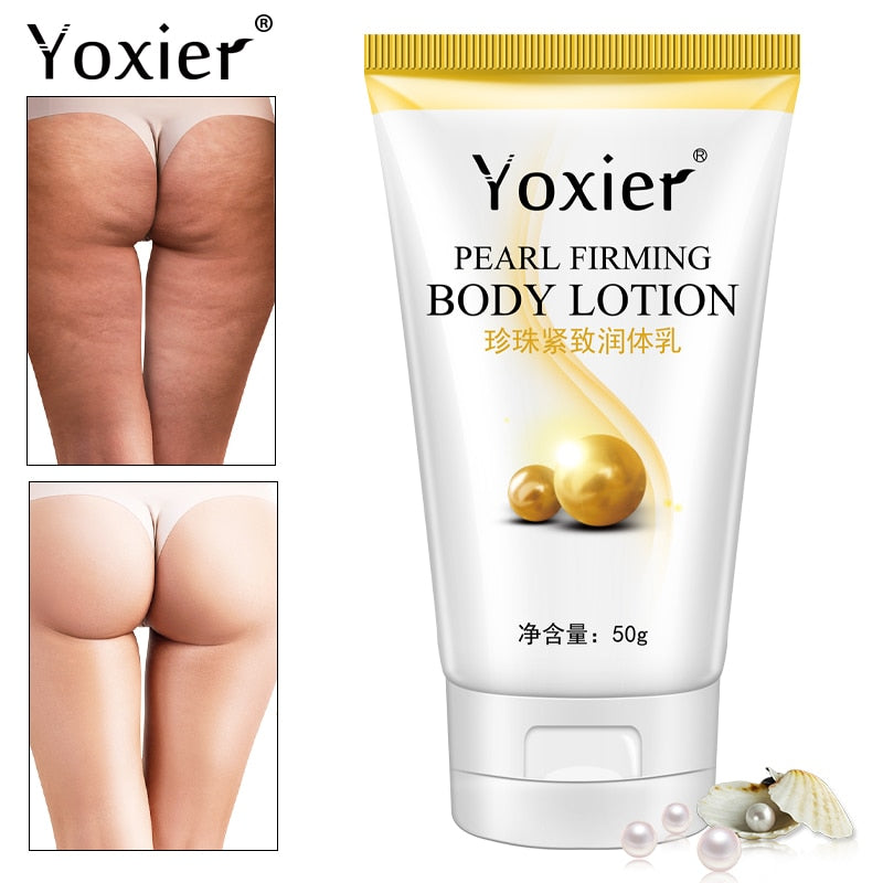 Yoxier Pearl Firming Body Lotion Slimming Cellulite Massage Remove Stretch Marks Cream Treatment Body Skin Care Health Lift Tool - Virtual Blue Store