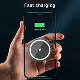 15W Car Charger Holder For iPhone 12Pro Max 11 X Magnetic Wireless Fast Charger Car Phone Holder Air Outlet GPS Navigation Stand - Virtual Blue Store