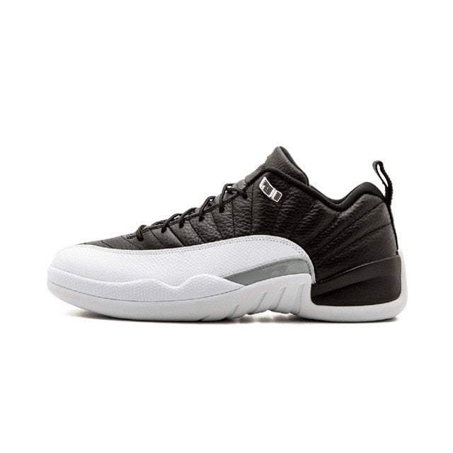Original New Air Jordan 12 Retro Low "Playoff" Mens white Basketball Shoes Sneakers Breathable Sport Outdoor 41-47 - Virtual Blue Store