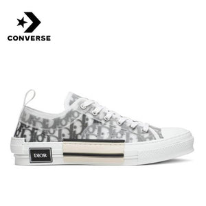 Dior Oblique X converser B23 Men Women Skateboarding Shoes Low High Nonslip Comfortable Light Weight Canvas Sports Sneakers - Virtual Blue Store