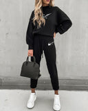 Fashion 2 piece set autumn winter pullover hoodie long pants sports suit female sweatshirt suit for woman new hot - Virtual Blue Store