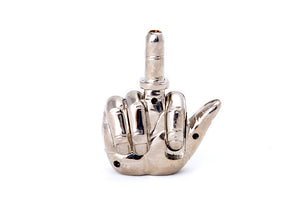 Jet Torch Unusual Middle Finger Lighter Creative Refillable Gas Straight Flame Butane Compact Lighter With Sound Gadgets For Men - Virtual Blue Store