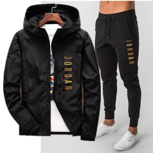 New casual jacket suit men's windbreaker spring autumn jacket men's windbreaker pilot hooded jacket men's - Virtual Blue Store