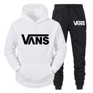 Casual Men Sets Clothing VVNS Tracksuit Casual Sportsuit Hoodies Sportswear Hooded Sweatshirt+Pant Pullover two piece Set - Virtual Blue Store