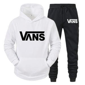 Casual Men Sets Clothing VVNS Tracksuit Casual Sportsuit Hoodies Sportswear Hooded Sweatshirt+Pant Pullover two piece Set - Virtual Blue Store