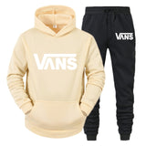 Casual Men Sets Clothing VVNS Tracksuit Casual Sportsuit Hoodies Sportswear Hooded Sweatshirt+Pant Pullover two piece Set - Virtual Blue Store