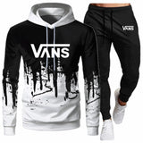 Autumn Winter Hot Brand Two Pieces Sets Thick Hoodies Tracksuit Men/Women Sportswear Gyms Fitness Training Hoodies Sweatshirts