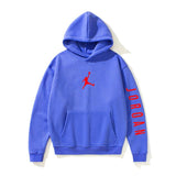 Winter Warm Fleece Hoodie JORDAN 23 Men's Sportswear Printed Men's Hoodie Pullover Hip Hop Sportswear Sweatshirt Clothing - Virtual Blue Store