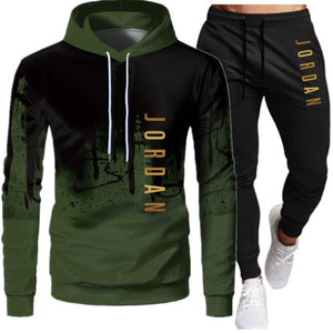 2 Pieces Sets Tracksuit Men Hooded Sweatshirt+pants Pullover Hoodie Sportwear Suit Ropa Hombre Casual Men Clothes Size S-4XL - Virtual Blue Store