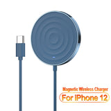 Essager 15W QI Magnetic Wireless Charger For iPhone 12 Pro Max Mini Induction Fast Magic Magsafing Wireless Charging Pad Adapter - Virtual Blue Store