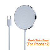 Essager 15W QI Magnetic Wireless Charger For iPhone 12 Pro Max Mini Induction Fast Magic Magsafing Wireless Charging Pad Adapter - Virtual Blue Store