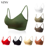Seamless U Type Backless Bras Push Up Brassiere Sexy Women Bra Sports Lingerie Female Sleeveless Camis Fitness Crop Tube Tops - Virtual Blue Store