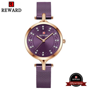 REWARD watches womens 2020 luxury ladies watch watch for women casual watch waterproof wrist watch for women's quartz watch - Virtual Blue Store