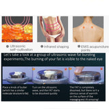 Facial Lifting Body Slimming Massager EMS Ultrasound Cavitation Lipo Fat Burner Machine Galvanic Infrared Ultrasonic Weight Lose - Virtual Blue Store