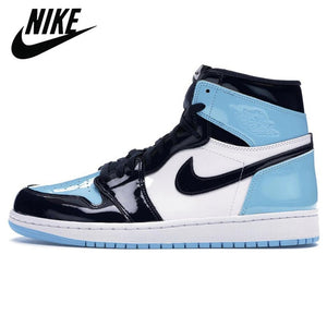Authentic Original Air Jordan 1 High OG Bio Hack AJ1 Travis Scott Men Shoes Women Basketball Sneakers UNC Twist - Virtual Blue Store