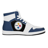 CHNNFC Men's High-top Fashion Leather Sneakers and Ankle Boots PICK YOUR TEAM!
