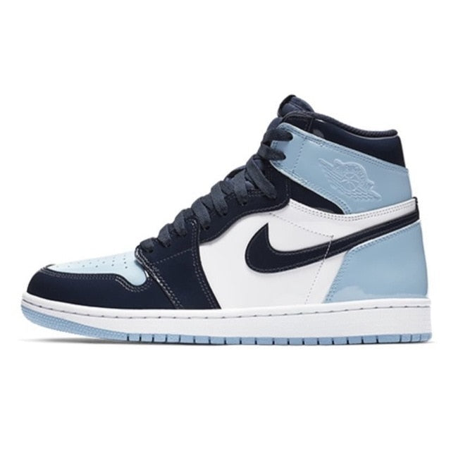 New Original Athletic Air Jordan 1 Womens FileRecv AJ 1 Chicago Red mid-top basketball shoes size Comfortable Womans Size 36-40 - Virtual Blue Store