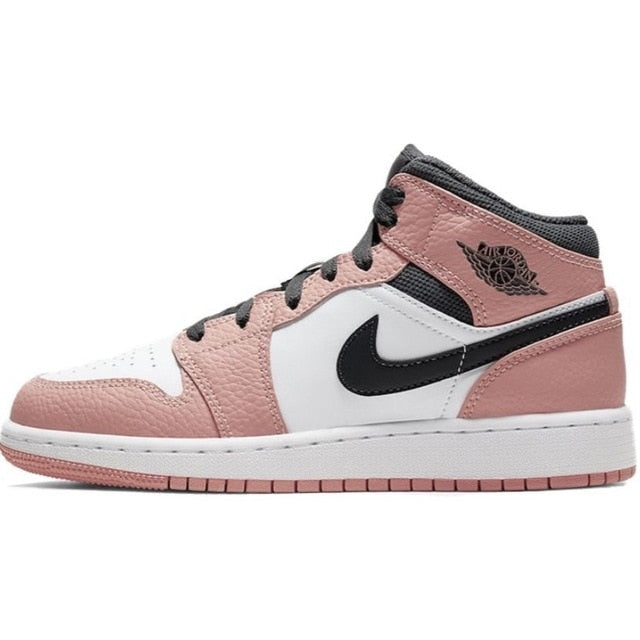 New Original Athletic Air Jordan 1 Womens FileRecv AJ 1 Chicago Red mid-top basketball shoes size Comfortable Womans Size 36-40 - Virtual Blue Store