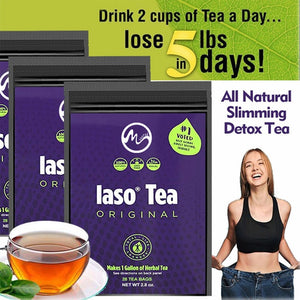 Hemp for U 28 Day 100% Natural Detox Tea Laso Tea Slimming Reduce Bloating and Constipation Fat Burning Weight Loss - Virtual Blue Store