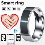 New NFC Smart Ring Finger Digital Ring Smart Wear Connect Phone Equipment Magic Ring Stainless Steel Fashion Jewelry Rings