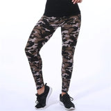 YSDNCHI 2021 Camouflage Womens for Leggins Graffiti Style Slim Stretch Trouser Army Green Leggings Deportes Pants K085 - Virtual Blue Store