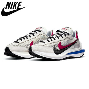 Nike- Authentic Sacai x VaporWaffle Mens Running Shoes Royal Fuchsia String Villain Red Pegasus Vaporfly Shoes Sports Shoes - Virtual Blue Store