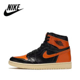 Air Jordan 1 AJ1 Edison Chen co-name white silk copper high-top shoe men's shoe CU2804-100 - Virtual Blue Store