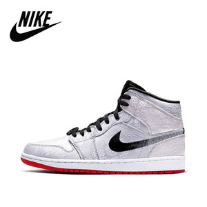 Air Jordan 1 AJ1 Edison Chen co-name white silk copper high-top shoe men's shoe CU2804-100 - Virtual Blue Store